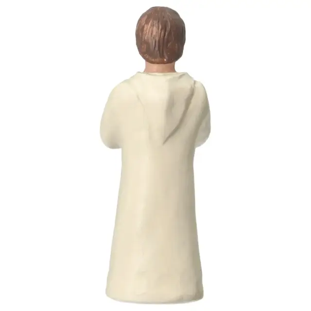 Nativity scene Onillon 10 cm stone white - Shepherd with sheep