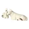 Nativity scene Onillon 10 cm stone white - Donkey and ox
