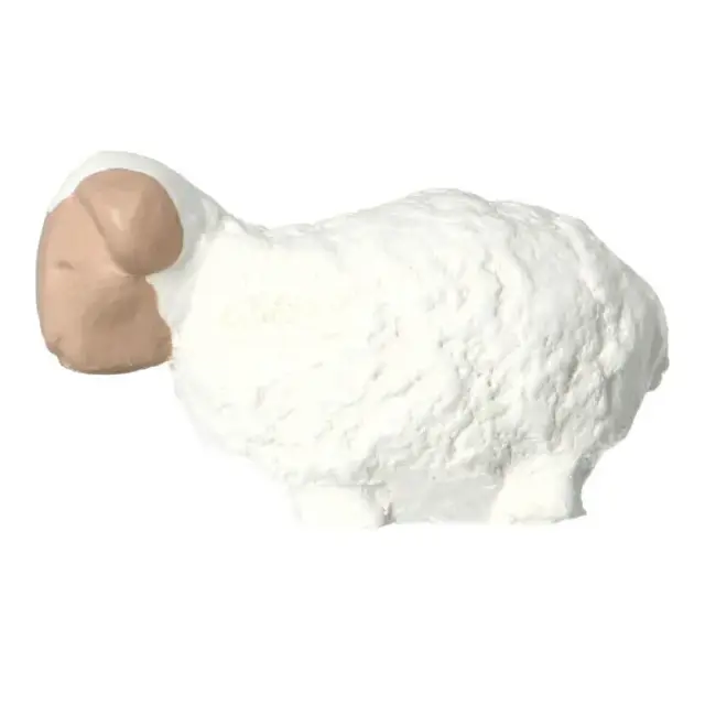 Sand nativity scene Pierreline 8 cm polychrome - Standing sheep