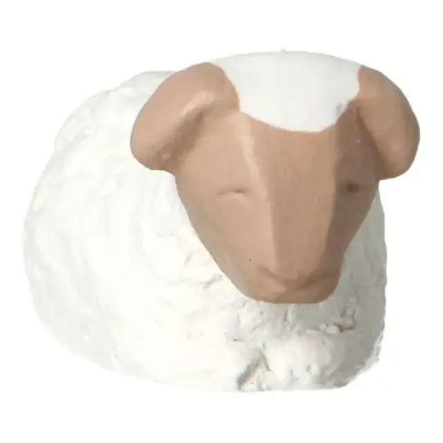 Sand nativity scene Pierreline 8 cm polychrome - Lying sheep