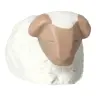 Sand nativity scene Pierreline 8 cm polychrome - Lying sheep