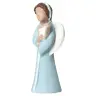 Sand nativity scene Pierreline 8 cm polychrome - Lyre angel
