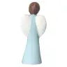 Sand nativity scene Pierreline 8 cm polychrome - Lyre angel