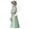 Sand nativity scene Pierreline 8 cm polychrome - Flute angel