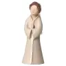 Sand nativity scene Pierreline 8 cm polychrome - Angel with hands clasped