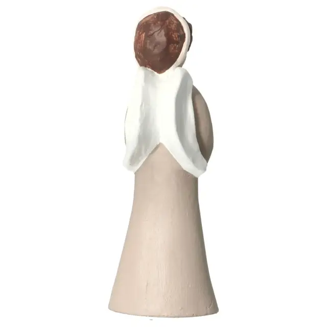 Sand nativity scene Pierreline 8 cm polychrome - Angel with hands clasped