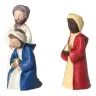 Sand nativity scene Pierreline 8 cm polychrome - Three Wise Men