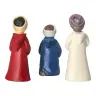 Sand nativity scene Pierreline 8 cm polychrome - Three Wise Men