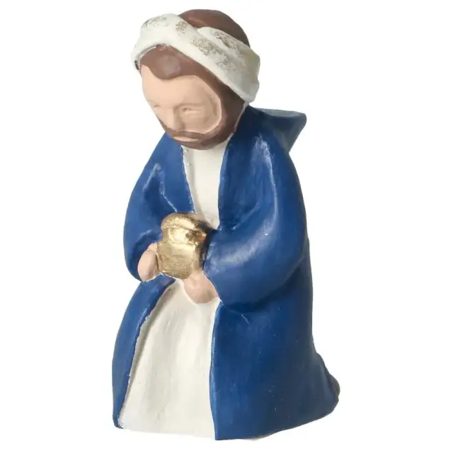Sand nativity scene Pierreline 8 cm polychrome - Three Wise Men