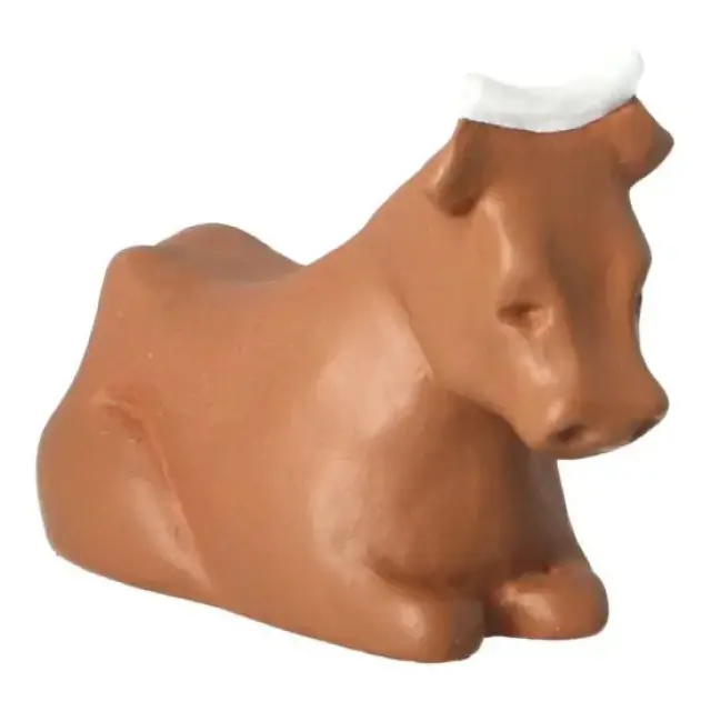Sand nativity scene Pierreline 8 cm polychrome - Donkey and ox