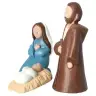 Sand nativity scene Pierreline 8 cm polychrome - Holy Family