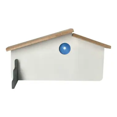 Demonteerbare houten stal met raam 48 x 22 x 29 cm