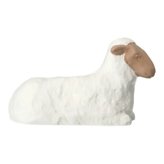 Nativity scene "Night of the Light" 20 cm - Sheep coloured