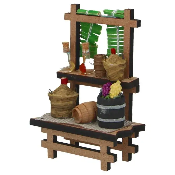 Tafel Met Wijn (10.5x5.5x15 cm)