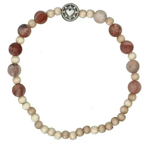Bracelet sur élastique Aventurine rose 8 mm