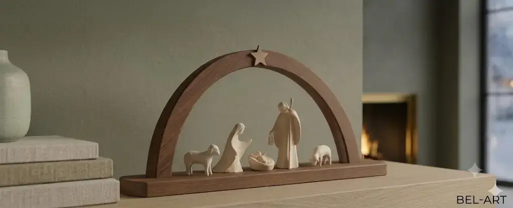 Crèches de Noël modernes en bois : une décoration d’exception pour célébrer Noël