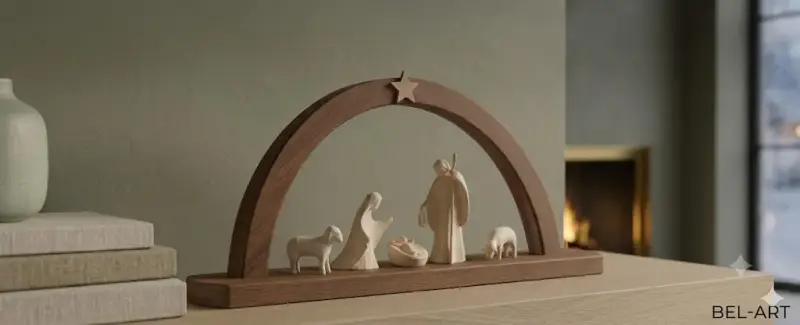 Crèches de Noël modernes en bois : une décoration d’exception pour célébrer Noël