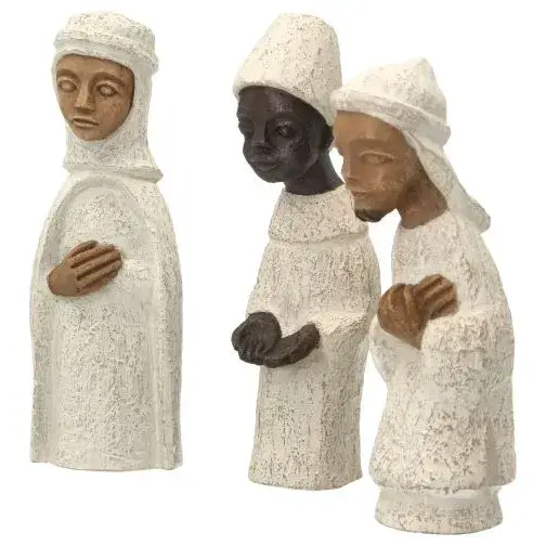 Rois Mages - 16 cm - Blanc
