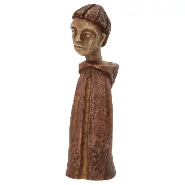 Berger au capuchon - 14 cm - ocre Sienne