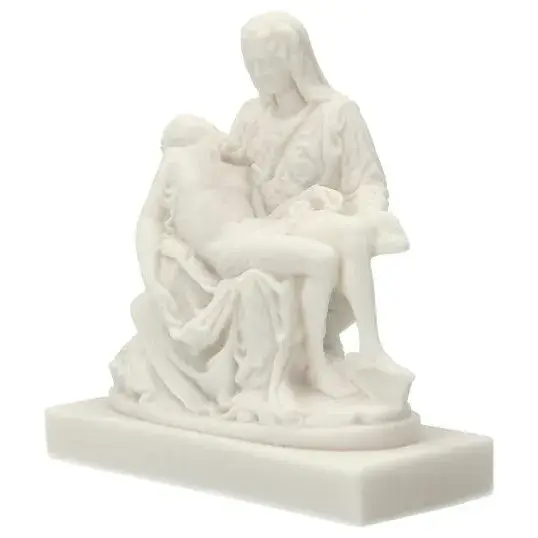Statue 18 cm - Albâtre - Pieta