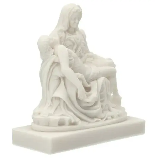 Statue 18 cm - Albâtre - Pieta