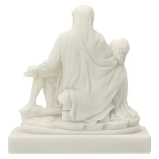 Statue 18 cm - Albâtre - Pieta
