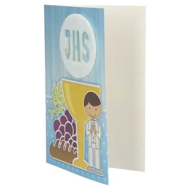 Carte Double Communion - 10X15cm + Enveloppe