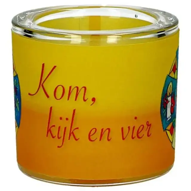 Verre+Chauffe-Plats 6 X 6.5 Cm 1Iere Communion