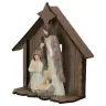 Nativity in Crib (20 cm)