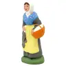 Santon Carbonel (N°2) Provencal Femme au Lapin