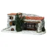 Décor pour santons de Provence - Mas/étable avec lumière - 45 X 16 X H 21 cm