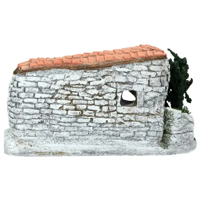 Décor pour santons de provence - Mas/étable - 27 x 16 x H 15 cm