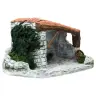 Décor pour santons de provence - Mas/étable - 27 x 16 x H 15 cm