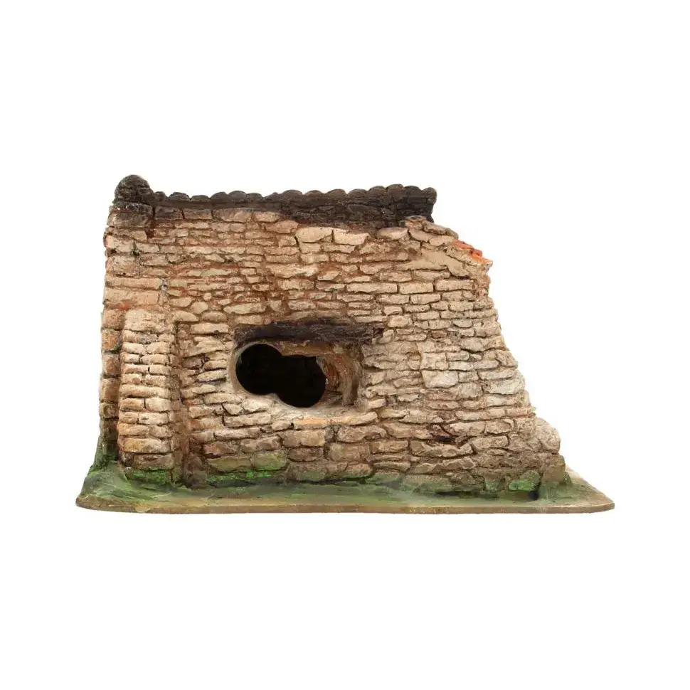 Santons De Provence Stal groot - 38 x 26 x H 17 cm