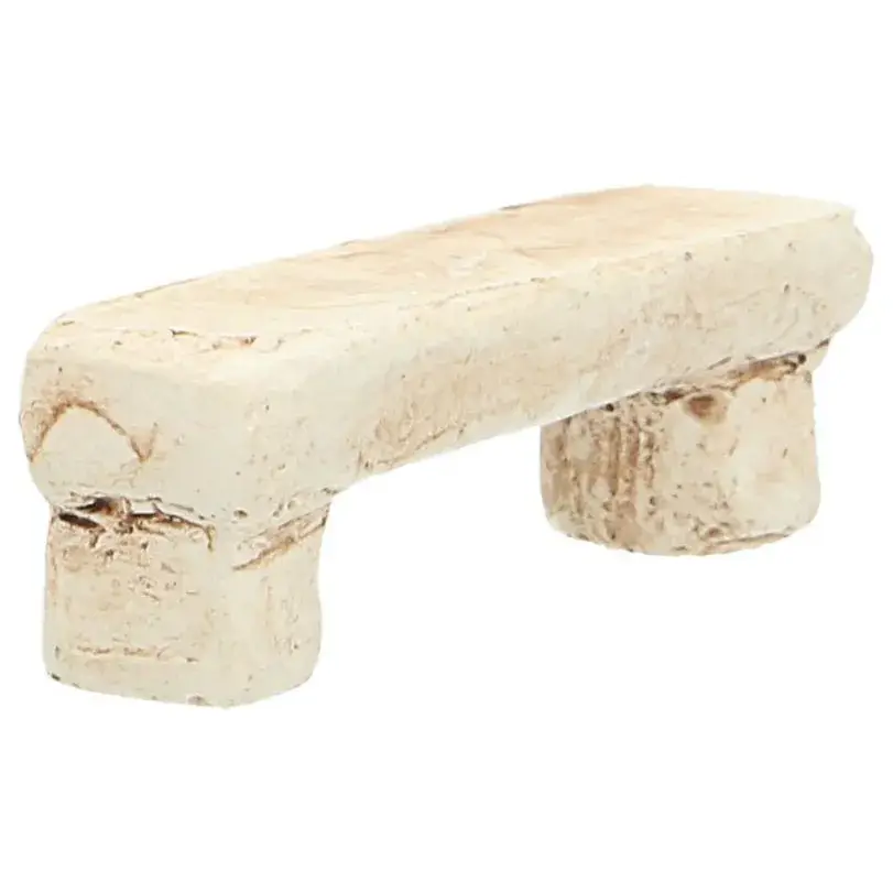Décor pour santons de Provence Banc en pierre 5 x 2 x 2 cm