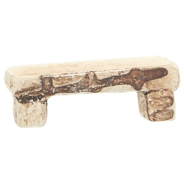 Décor pour santons de Provence Banc en pierre 5 x 2 x 2 cm
