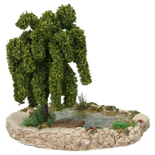 Décor pour santons de Provence Mare