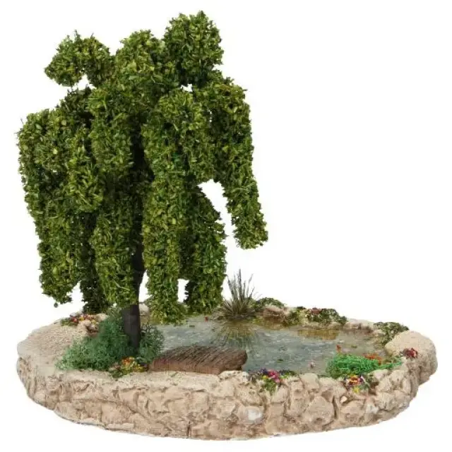 Décor pour santons de Provence Mare