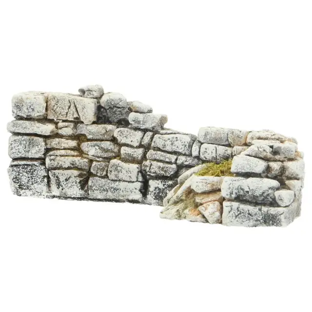 Décor pour santons de provence - Mur angle droit - 15 x 7 x H 5 cm