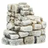 Décor pour santons de provence - Mur angle droit - 15 x 7 x H 5 cm
