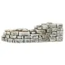 Décor pour santons de provence - Mur angle droit - 15 x 7 x H 5 cm
