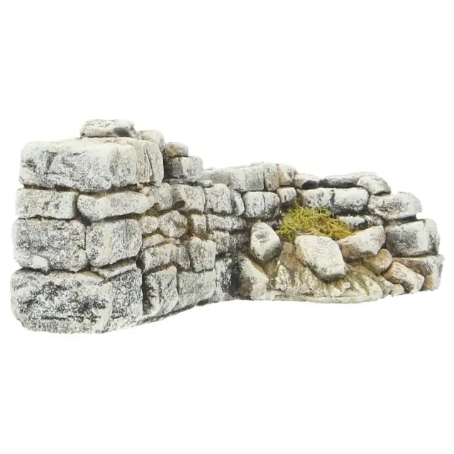 Décor pour santons de provence - Mur angle droit - 15 x 7 x H 5 cm