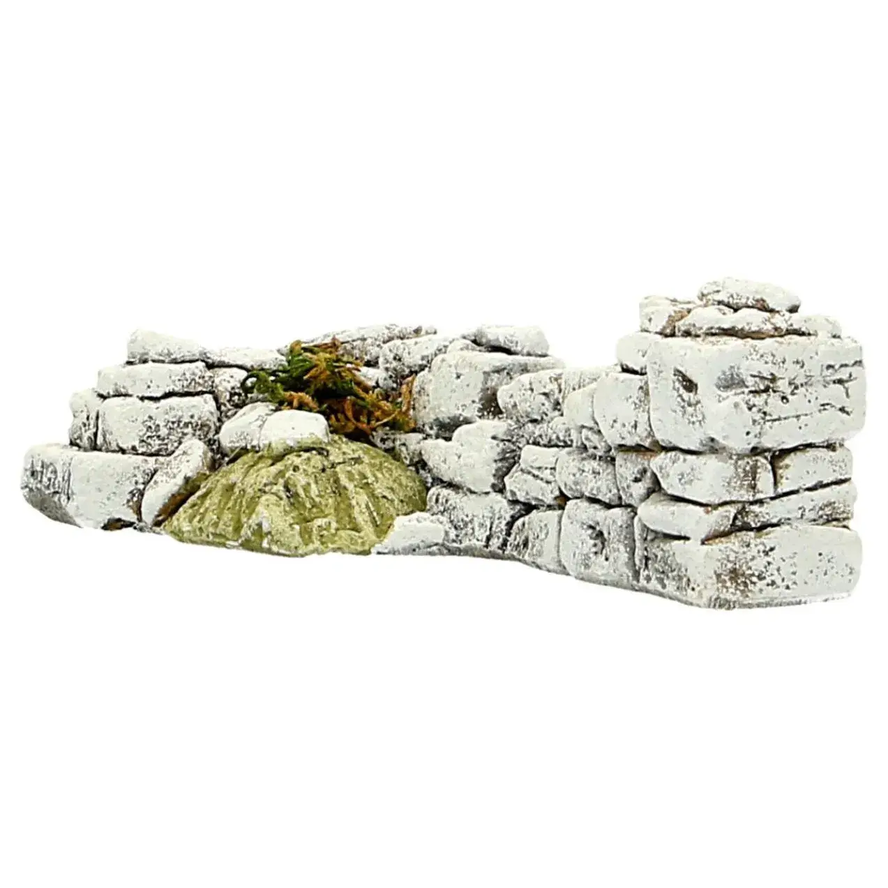 Décor pour santon de provence - Mur angle gauche - 14 x 6 x H 5 cm