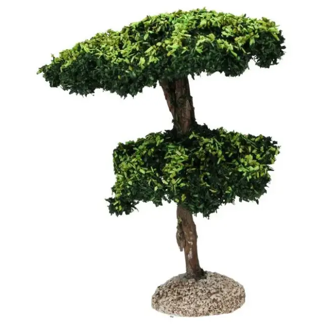 Provencaalse decor Maritieme pijnboom H 15 cm
