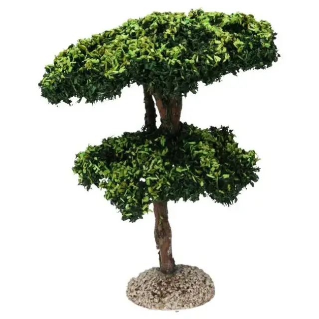 Provencaalse decor Maritieme pijnboom H 15 cm