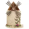 Décor pour santons de Provence Moulin avec arbre 24 x 15 cm