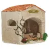 Décor pour santons de Provence Moulin à huile 17x13x8 cm