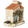 Décor pour santons de Provence Maison treille double toit -13x8x12cm