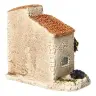 Décor pour santons de Provence Maison treille double toit -13x8x12cm