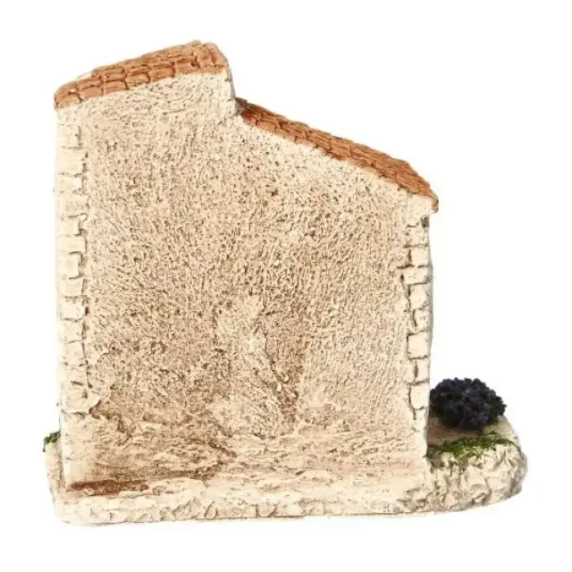 Décor pour santons de Provence Maison treille double toit -13x8x12cm